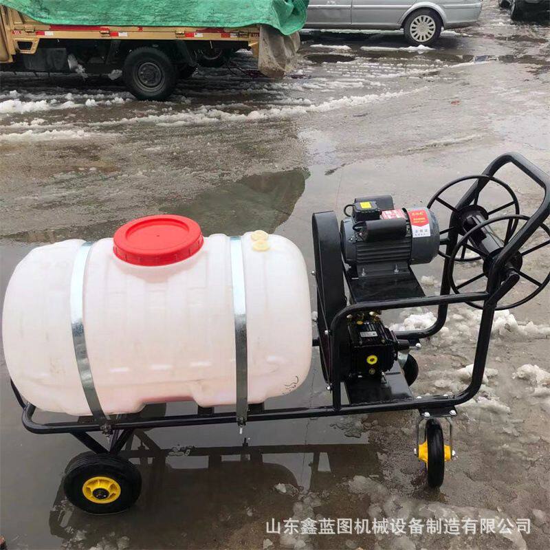 新型手推式汽油打药机60升高压消毒农用汽油动力喷雾器打药车
