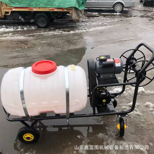 新型手推式汽油打药机60升高压消毒农用汽油动力喷雾器打药车