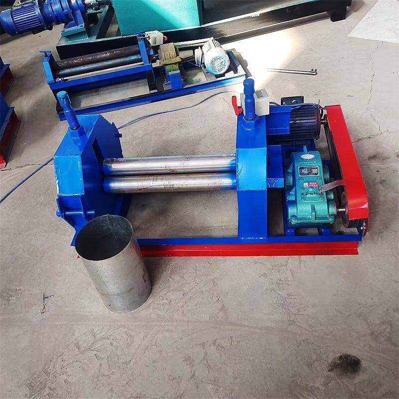 不锈钢卷圆机 电动卧式小型建筑用金属卷板机 半自动滚圆机厂家