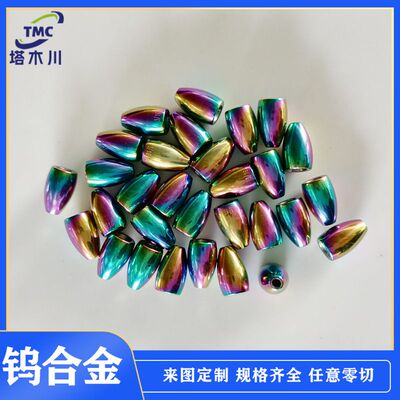 腰鼓子弹头鱼坠1.8g-63g 路亚钓本色钨鱼坠95钨镍铁材质规格全