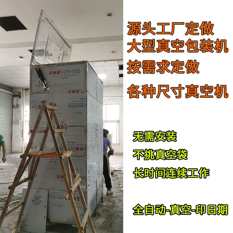 订做大型真空包装机商用自动干湿整羊烤乳猪大吸力抽空封口机