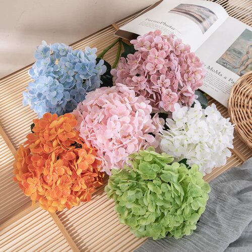 逼真手感保湿仿真绣球花居家客厅