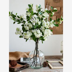 超真千里香仿真花桂花假花束摆设客厅餐桌摆花艺装饰摆件花简约风