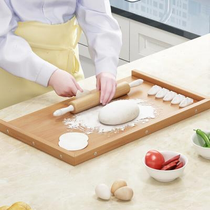 擀面板家用切菜板非实木砧板厨房大号水饺案板不粘和面板竹揉面板