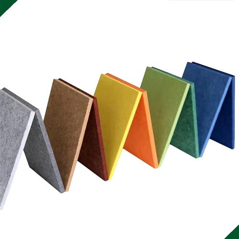 生产定制聚酯纤维吸音板的厂家环保阻燃家庭影院墙体面装饰隔音板