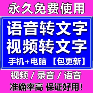 语音转文字识别讲话提取word字幕视频会议录音记录转换文本软件