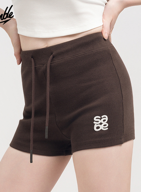 SLAMBLE女士运动休闲短裤紧身性感显瘦显臀瑜伽健身训练裤新款