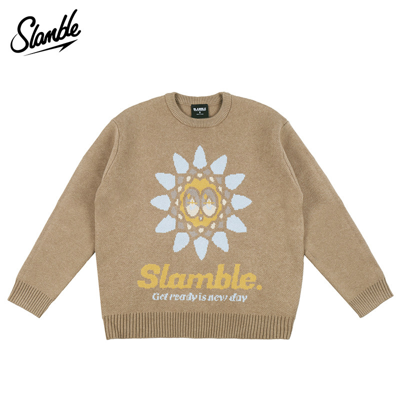 秋冬保暖针织衫slamble