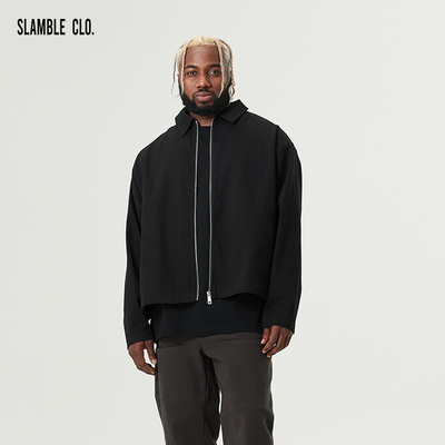 SLAMBLECLO.休闲运动男立领外套