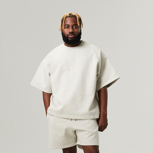 圆领t恤运动休闲宽松男女同款 SLAMBLE 简约纯色短袖 新款 CLO.夏季