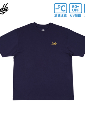 SLAMBLE索罗娜凉感防晒休闲运动训练短袖T恤吸汗健身跑步美式男女