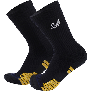 SLAMBLE基础篮球袜运动吸汗加厚毛巾底男长袜中筒高帮糖果色袜子