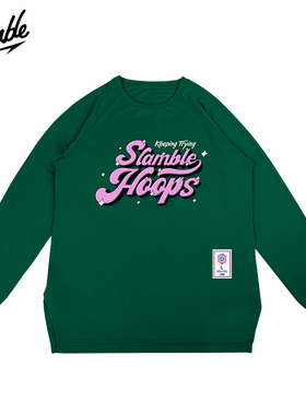 秋冬新款字母印花运动长袖t恤男速干透气美式投篮服上衣潮