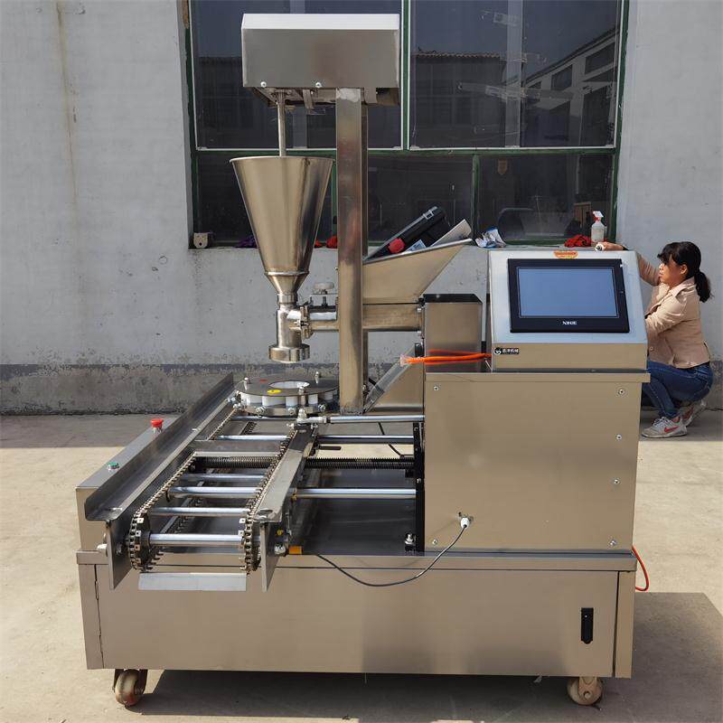 嘉洋全自动包子摆盘一体机小笼包菜包摆盘机馒头馅饼机创业厂家设