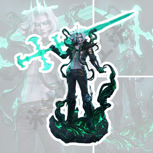 破败之王佛耶戈LOL英雄联盟高精度GK手办3D打印[未上色白模]