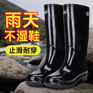 回力中高筒胶鞋钓鱼厨房套鞋雨鞋防水靴男士耐磨低帮雨靴女冬季男