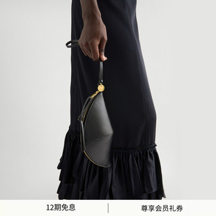 SANDER新品 JIL 女士牛皮革Curve中号手拿包 早春新品