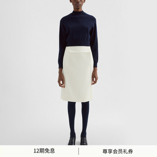 早春新品 短款 JIL 女士绵羊毛修身 针织衫 SANDER新品