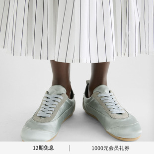 SANDER JIL 新品 女士 缎面运动鞋 Etage 早春新品