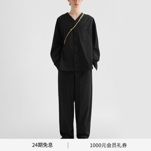 早春新品 男士 JIL 新品 棉质府绸V领衬衫 SANDER