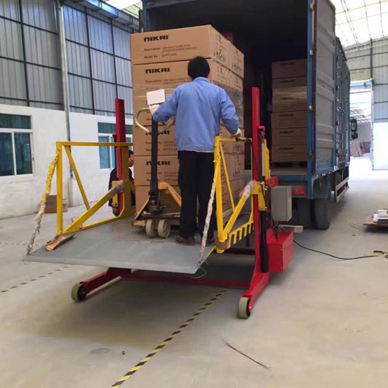 新品集装箱装车卸货神器平台升降机小型电动液压移动式登车桥