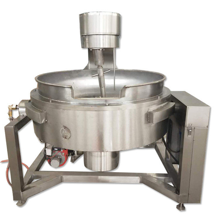 供应行星搅拌炒锅 枣泥酱搅拌夹层锅 自动翻料出料夹层锅