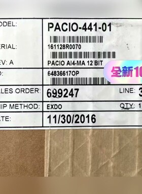 Parker派克模拟量模块PACIO-441-01原装正 议价