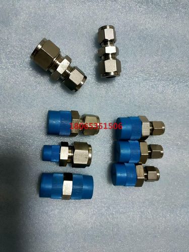 世伟洛克散接头3个1/4的卡套变1/2NPT1个1/2N