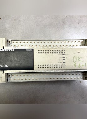 三菱PLCFX3U-64MRES-A通电如图具体功能不 议价