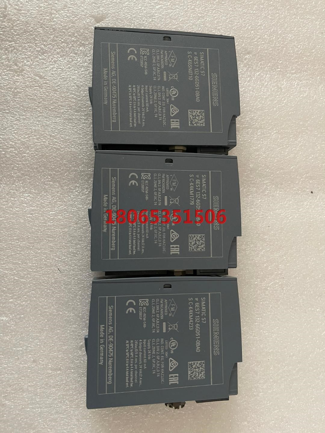 6ES7132-6GD51-0BA0    后标带包装标签