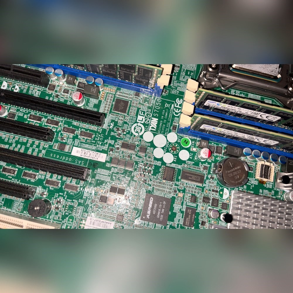 超微TYAN S7050服务器主板支持双路CPU带原装挡 议价
