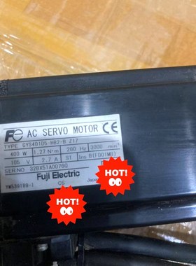 富士AC伺服电机GYS401D5-HB2-B Z17 议价
