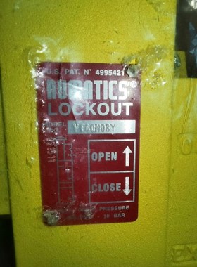 NUMATICS LOCKOUT VT40N08Y手动控制阀 议价