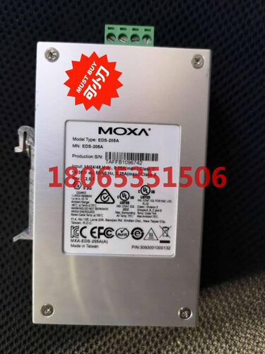 MOXA404科技 EDS205A工业交换机有部分带包装