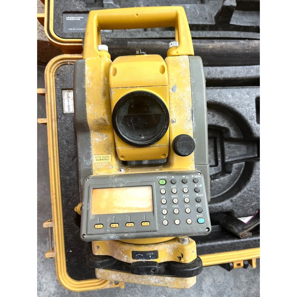 拓普康全站仪 GTS-102N 测量测绘工程仪器成色如图 议价