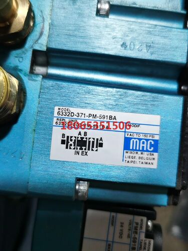 MAC电磁阀6332D-371-PM-591BA成色还不错