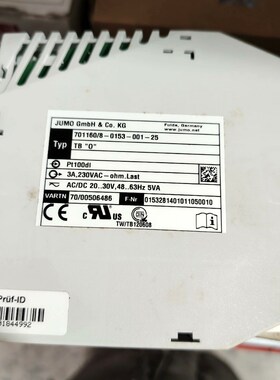 久茂温度调节控制器7011608-0153-001-25 议价