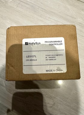 Hollysys和利时24点CPU模块 LE5107L