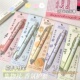 集物社香氛护套按动笔ins速干自带香味中性笔刷题学生用水性黑色笔ST笔尖水果香味顺滑0.5MM专用考试笔