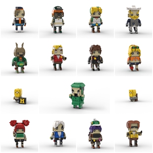 定制积木合金弹头周边马可塔马菲奥哈兰伊娃斯嘉丽纳迪亚莉拉格鲁