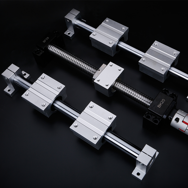 单螺母滚珠丝杆套装dfu/sfu/fs/sfe/加长丝母 金属反向器