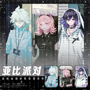 锦漫社弹丸论破亚比派对 七海千秋狛枝凪斗双闪吧唧徽章立牌同人