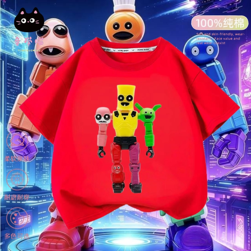 Pizzy's Parlor苏西的餐厅游戏衣服儿童透气短袖T恤外穿中小童潮