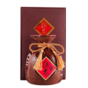 【正品】酒鬼紫坛30国产白酒500ml礼盒装馥郁52%纯粮高度酒