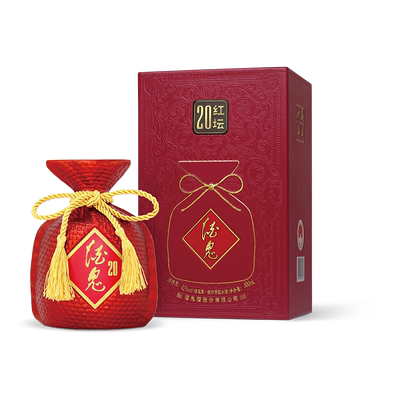 酒鬼42度红20 500ml*1盒馥郁香型国产白酒宴请送礼佳选酒