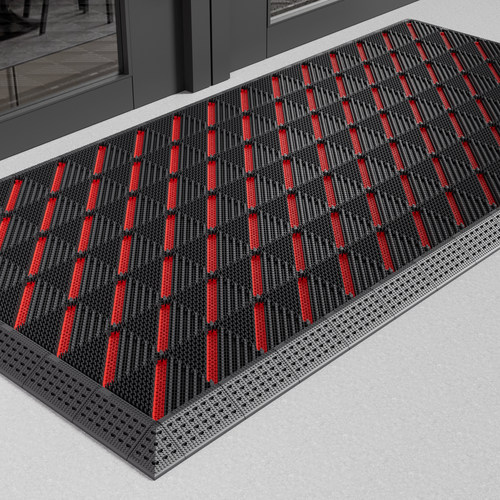 商用定制入户地垫进门室外地毯店铺门口家用楼梯电梯台阶脚垫红色