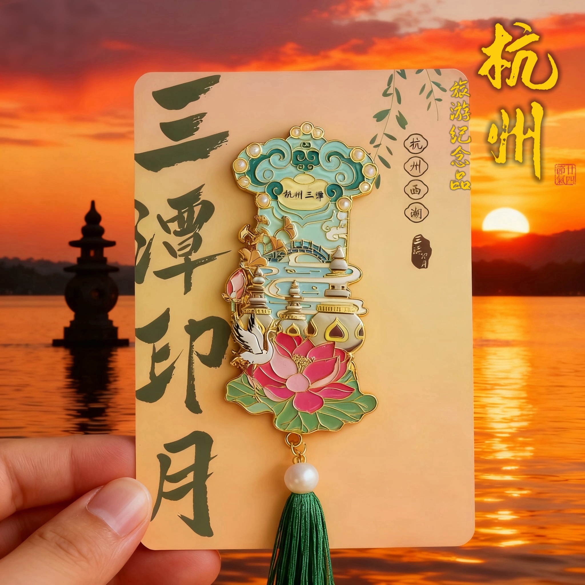 杭州文创西湖雷峰塔三潭印月礼品
