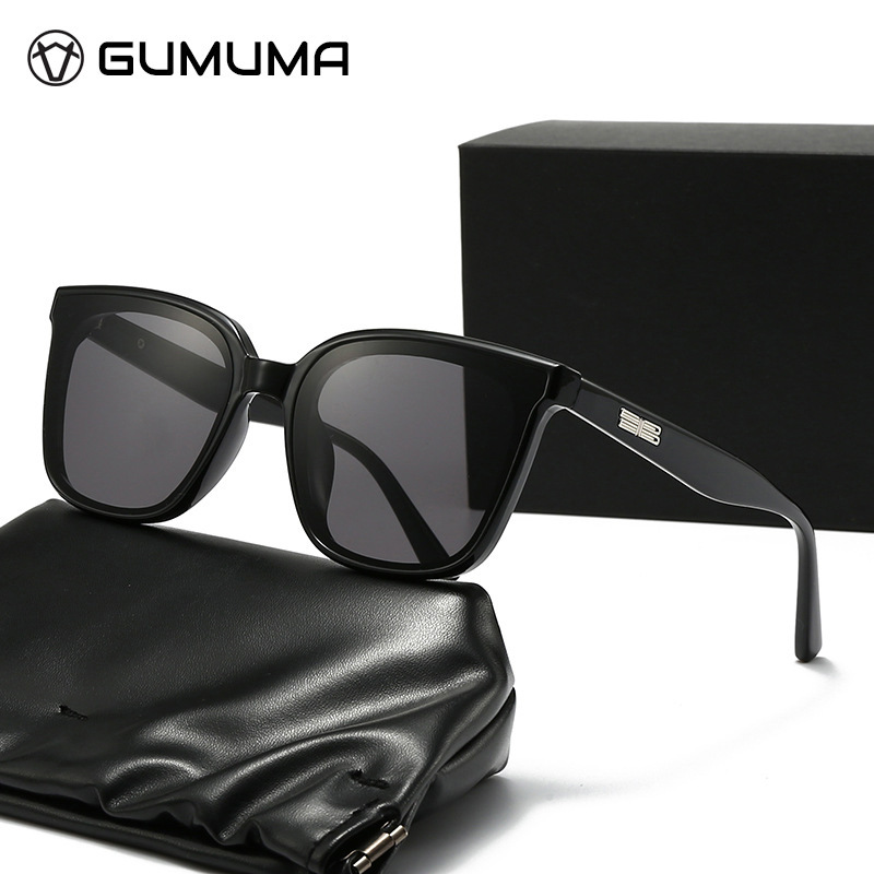 2023新款gm网红同款墨镜女高级感方框遮阳复古太阳镜大框眼镜男潮