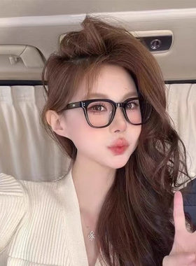 2024高版本GM眼镜框男 可配近视眼镜架女防蓝光眼镜黑框韩版KAR款