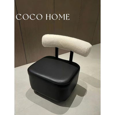 COCO 万向轮小凳子家用矮凳沙发凳滑轮凳门口换鞋凳移动靠背椅子